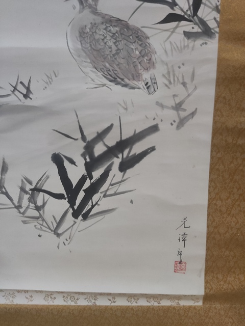 古玩字畫晚清民國安居樂業平安圖拍賣，當前價格980元