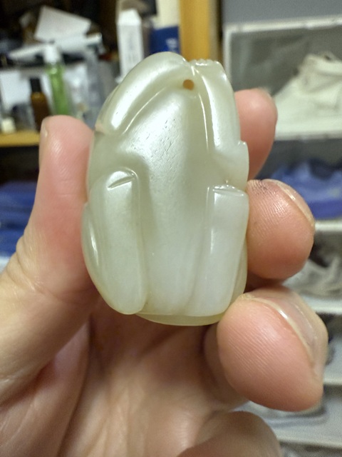 古玩玉器和田玉獸真品鑒賞圖
