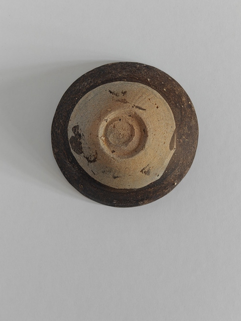古玩陶瓷贛州窯褐釉茶盞真品鑒賞圖
