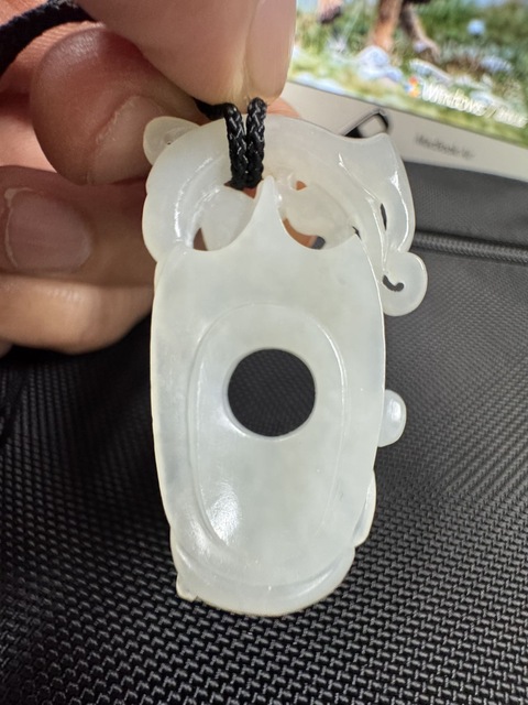 古玩玉器仿古玉雕雞心佩真品鑒賞圖