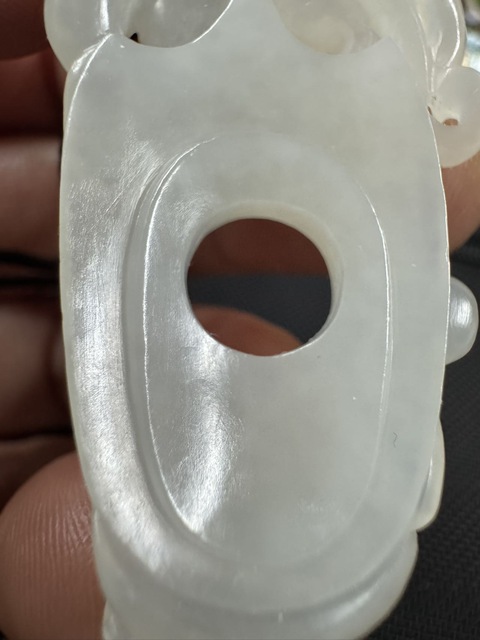 古玩玉器仿古玉雕雞心佩真品鑒賞圖