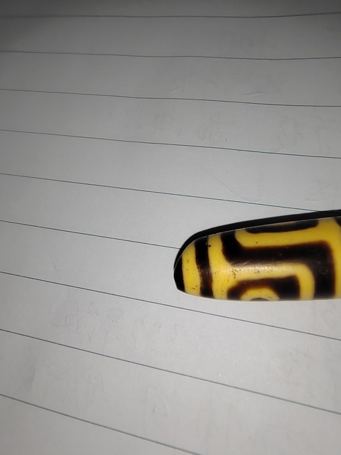古玩玉器老料器天珠真品鑒賞圖