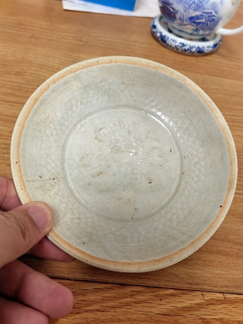 古玩陶瓷南宋青白釉暗刻花卉紋水洗拍賣,當前價格1680元