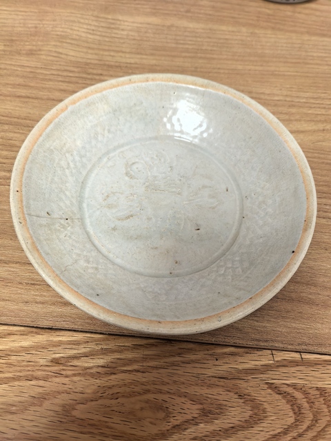 古玩陶瓷南宋青白釉暗刻花卉紋水洗拍賣,當前價格1680元