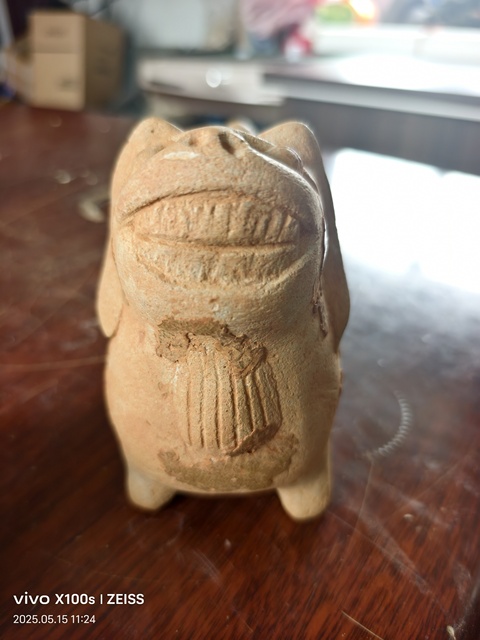 古玩陶瓷洪州窯青釉獅子擺件拍賣，當前價格1888元