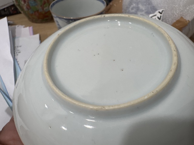 古玩陶瓷花卉紋青花杯真品鑒賞圖