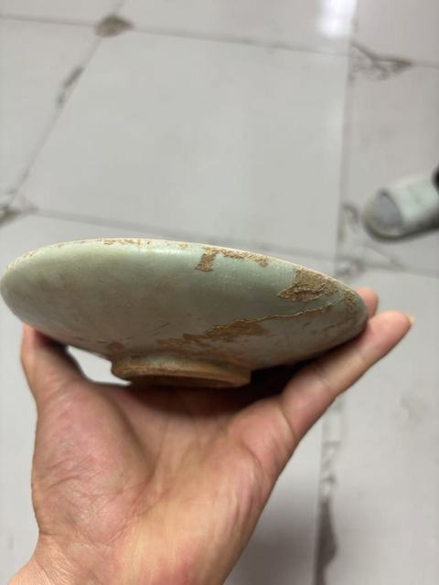 古玩陶瓷金代鈞瓷盤真品鑒賞圖