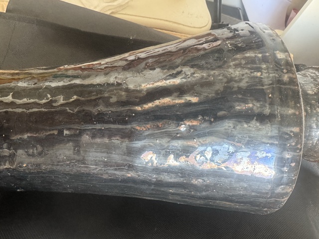 古玩陶瓷磁州窯系黑釉瓶真品鑒賞圖
