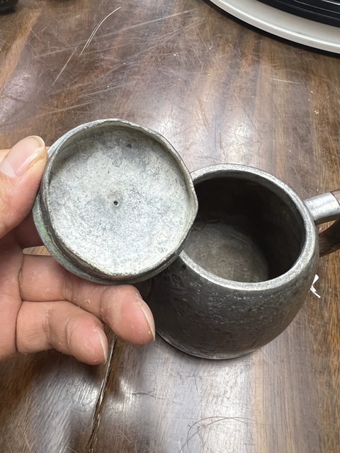 古玩雜項錫包壺真品鑒賞圖