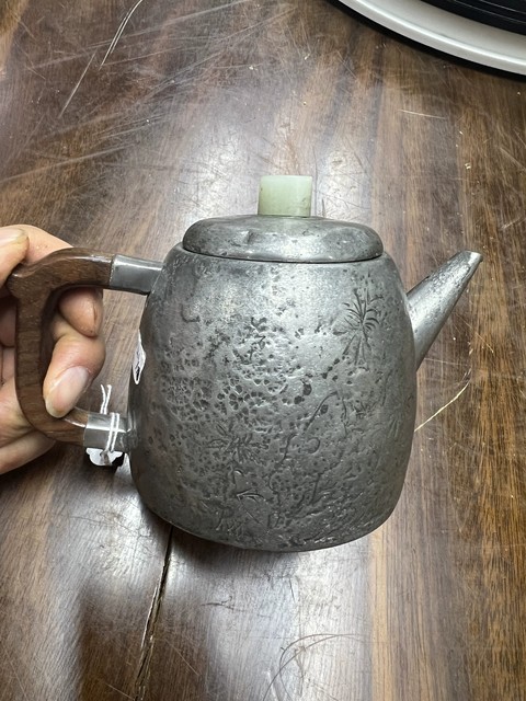 古玩雜項錫包壺真品鑒賞圖