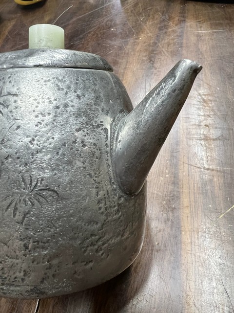 古玩雜項錫包壺真品鑒賞圖