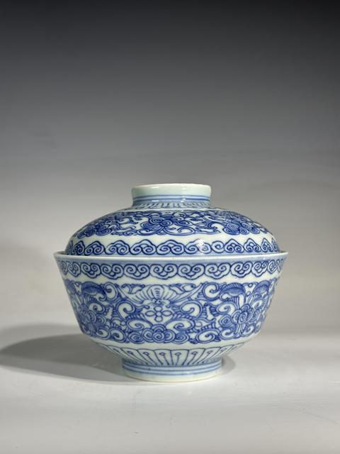 古玩陶瓷蓋碗真品鑒賞圖