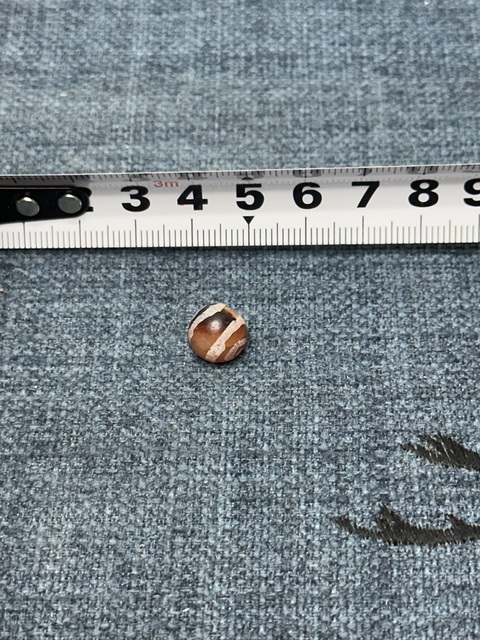 古玩陶瓷宋元精品老瑪瑙珠拍賣，當前價格89元