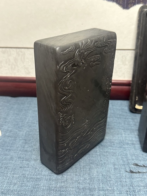 古玩陶瓷民國精品云龍紋老硯臺拍賣，當前價格2690元