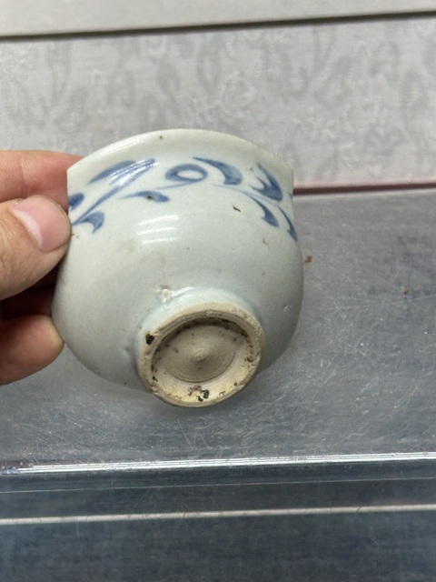 古玩陶瓷正窯口元青花樂字盞標本拍賣，當前價格3888元