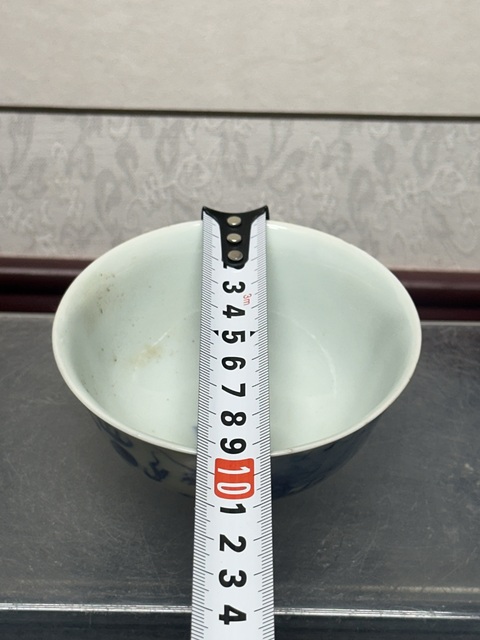 古玩陶瓷龍紋青花碗真品鑒賞圖