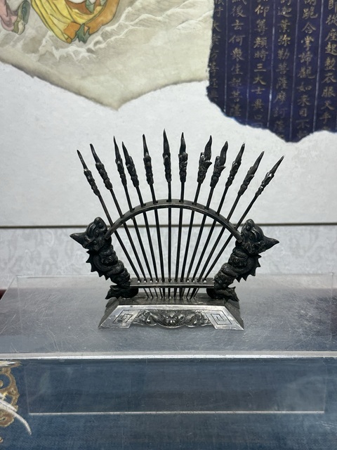 古玩陶瓷民國銀質果叉真品鑒賞圖
