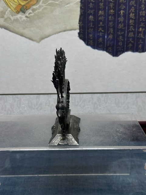 古玩陶瓷民國銀質果叉真品鑒賞圖
