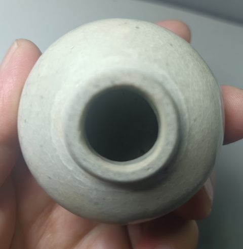 古玩陶瓷清早期哥釉水盂拍賣，當前價格877元