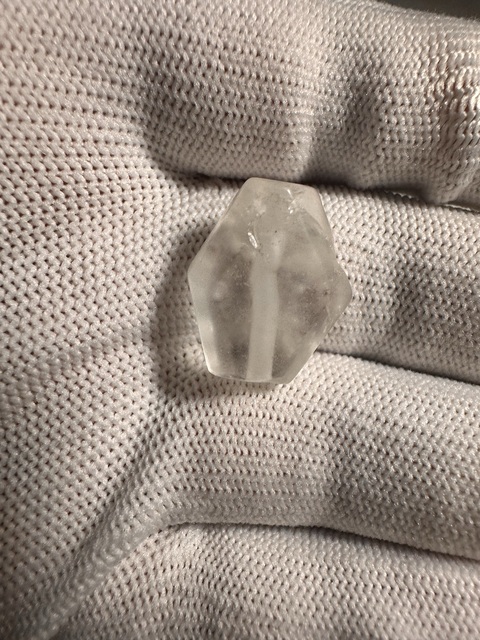 古玩玉器老水晶多棱珠拍賣,當前價格30元
