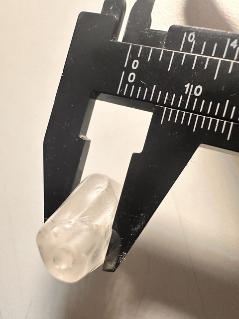 古玩玉器老水晶多棱珠拍賣,當前價格30元