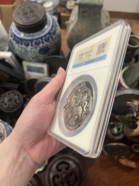 古玩雜項(xiàng)清代銀花片拍賣,當(dāng)前價(jià)格299元