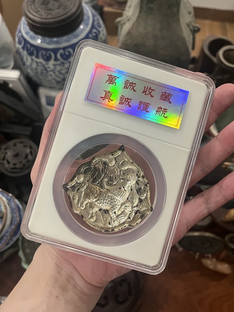 古玩雜項(xiàng)清代銀花片拍賣,當(dāng)前價(jià)格299元