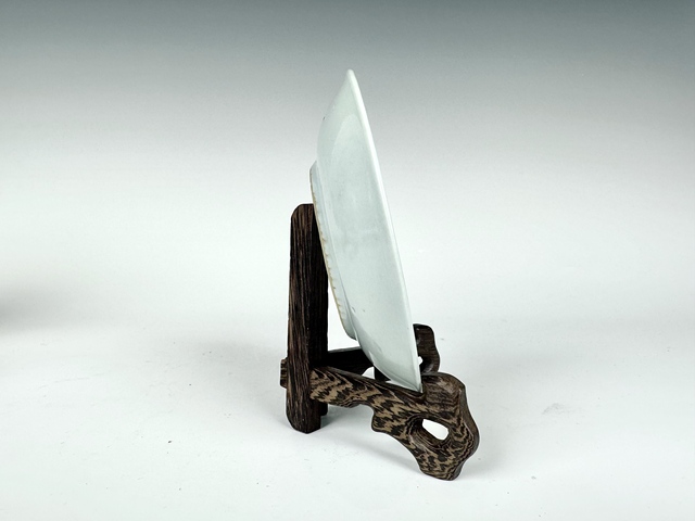 古玩陶瓷清康熙·青花礬紅描金花鳥紋杯碟拍賣，當前價格1200元