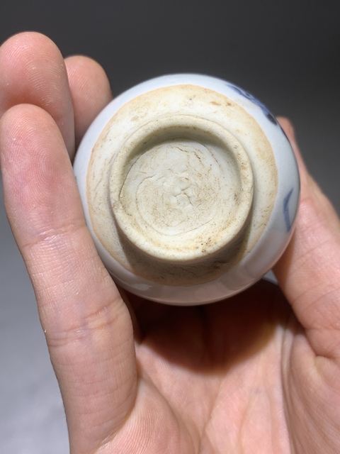 古玩陶瓷明末清初青花花卉紋玉壺春瓶拍賣(mài),當(dāng)前價(jià)格688元