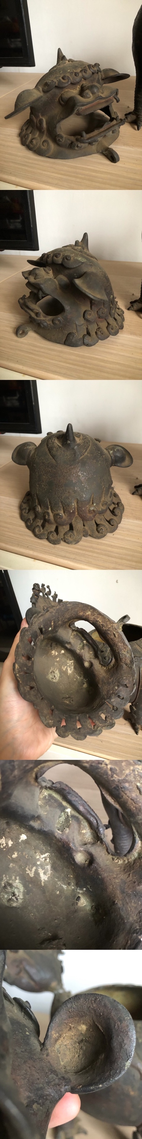 古玩銅器明晚期·泥金甪端 熏爐 28cm拍賣，當前價格100000元