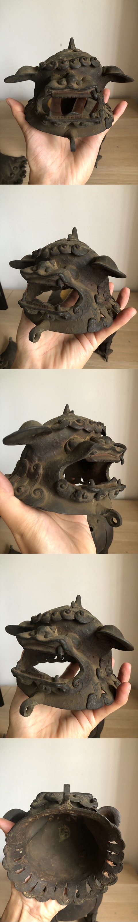 古玩銅器明晚期·泥金甪端 熏爐 28cm拍賣，當前價格100000元
