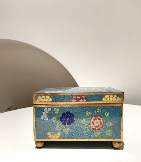 古玩雜項景泰藍盒子真品鑒賞圖