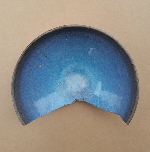 古玩陶瓷鈞窯天藍釉大碗拍賣,當前價格0元