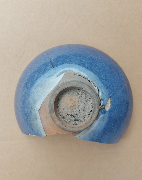 古玩陶瓷鈞窯天藍釉大碗拍賣,當前價格0元
