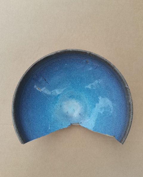 古玩陶瓷鈞窯天藍釉大碗拍賣,當前價格0元