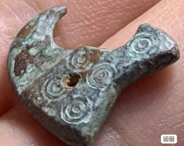 古玩銅器清.咒點摸金符拍賣，當(dāng)前價格3500元