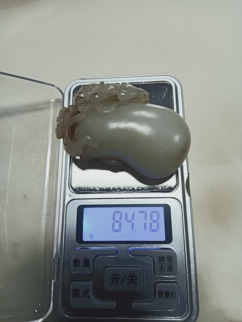 古玩玉器和田玉雕“瓜果墜”真品鑒賞圖