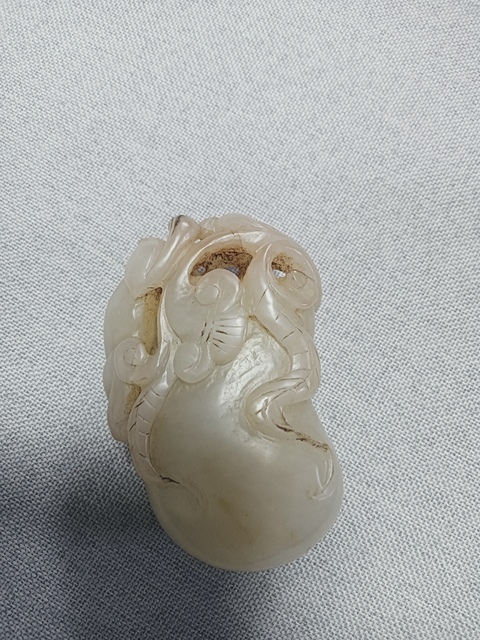 古玩玉器和田玉雕“瓜果墜”真品鑒賞圖