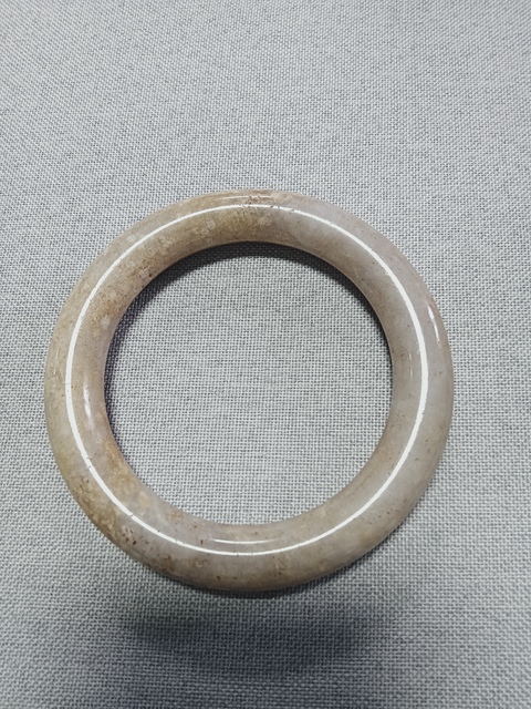 古玩玉器和田玉雕“素紋手鐲”真品鑒賞圖