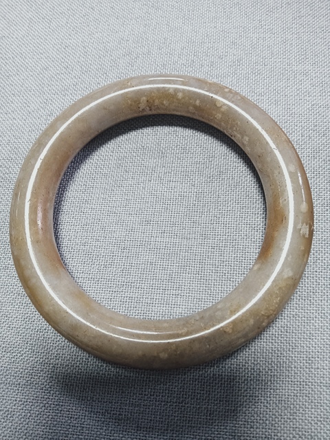 古玩玉器和田玉雕“素紋手鐲”真品鑒賞圖