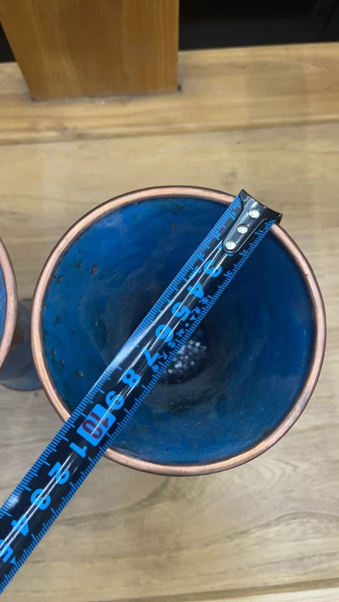 古玩銅器掐絲琺瑯花觚拍賣,當前價格5600元