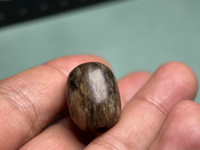 古玩玉器商周和田玉棗珠拍賣,當前價格9600元