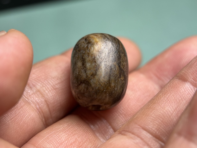 古玩玉器商周和田玉棗珠拍賣,當前價格9600元