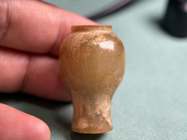 古玩玉器中古舍利罐:一對拍賣,當前價格28600元