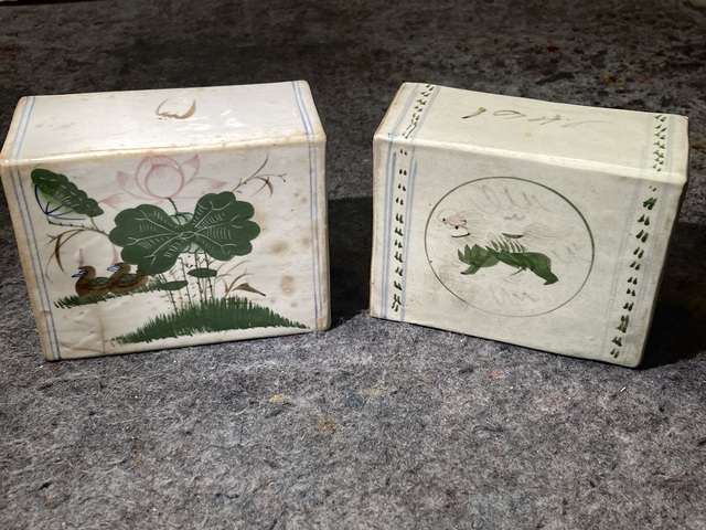 古玩陶瓷粉彩脈枕拍賣，當前價格290元