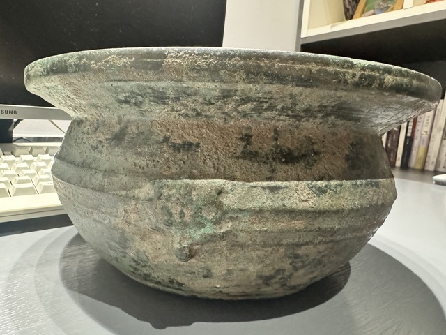 古玩銅器銅鑒真品鑒賞圖