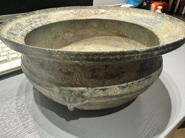 古玩銅器銅鑒真品鑒賞圖