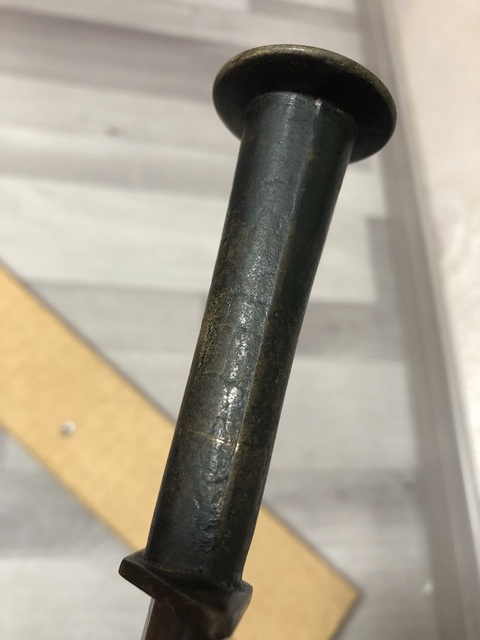 古玩銅器戰國筒子劍真品鑒賞圖