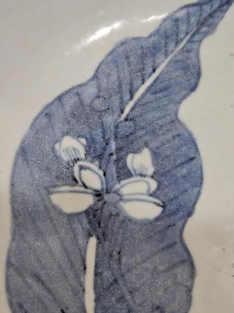 古玩陶瓷蕉葉詩文盤拍賣,當前價格6000元