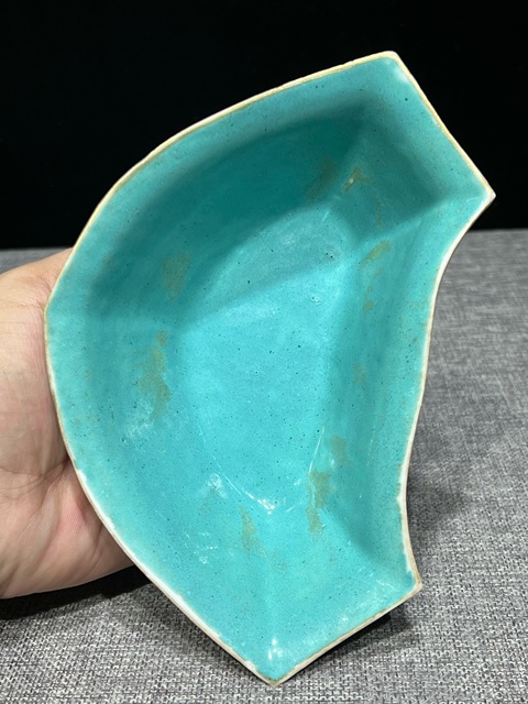 古玩陶瓷清·同治福壽紋粉彩角碗拍賣，當前價格1600元